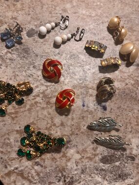 Vintage Clip on Earring bundle